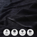 Egyptian Cotton Plush Absorbent Luxury Bath Towel Set of 4 - Egyptian Cotton Bath Towel by Superior Brand