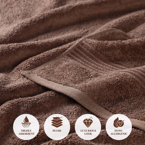 Heritage Egyptian Cotton Plush Thick Absorbent Bath Towel Set of 2 - Egyptian Cotton Bath Towel by Superior Brand