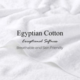 Heritage Egyptian Cotton Plush 3 Piece Absorbent Luxury Towel Set - Egyptian Cotton Towel Set by Superior Brand