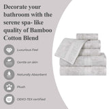 Rayon from Bamboo Cotton Blend Bath Towel Set of 2 - Bath Towel by Superior Brand