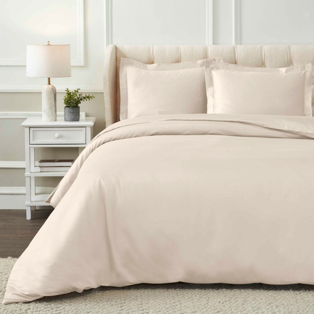 1200 Thread Count Egyptian Cotton Solid Duvet Cover Set - Egyptian Cotton Duvet Cover Set by Superior