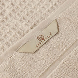 Napa Zero Twist Cotton Solid Waffle Honeycomb Bath Towel Set of 3 - Bath Towel by Superior Brand