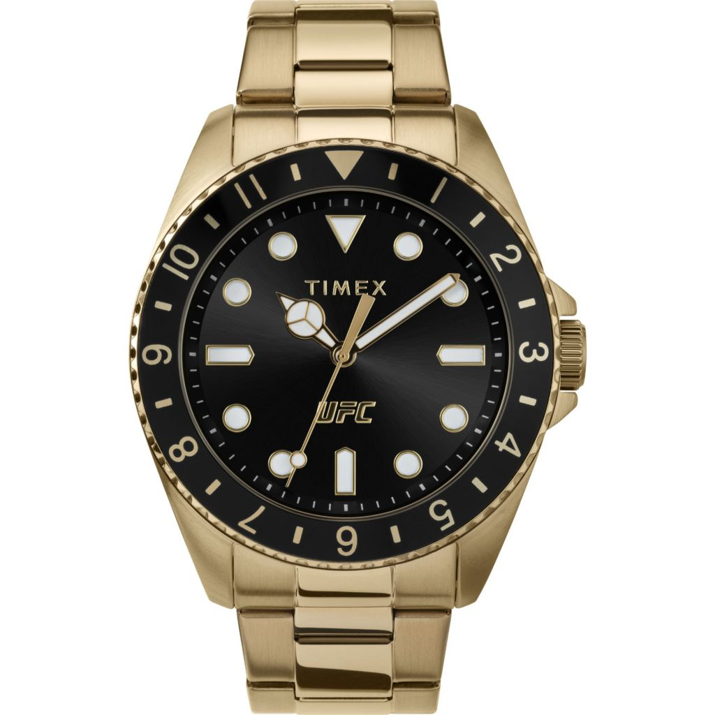 Timex UFC Debut Goldtone Quartz Stainless Steel Watch - Mid Size