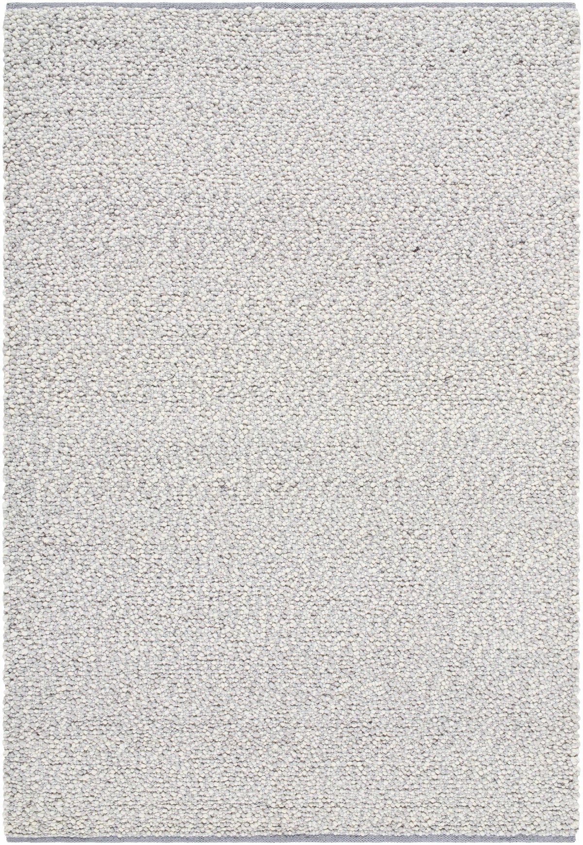 Wolven Ivory Chunky Looped Weave Cottage Farmhouse NZ Wool Handmade Area Rug - Clearance