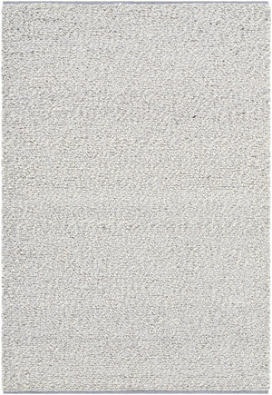 Wolven Ivory Chunky Looped Weave Cottage Farmhouse NZ Wool Handmade Area Rug - Clearance
