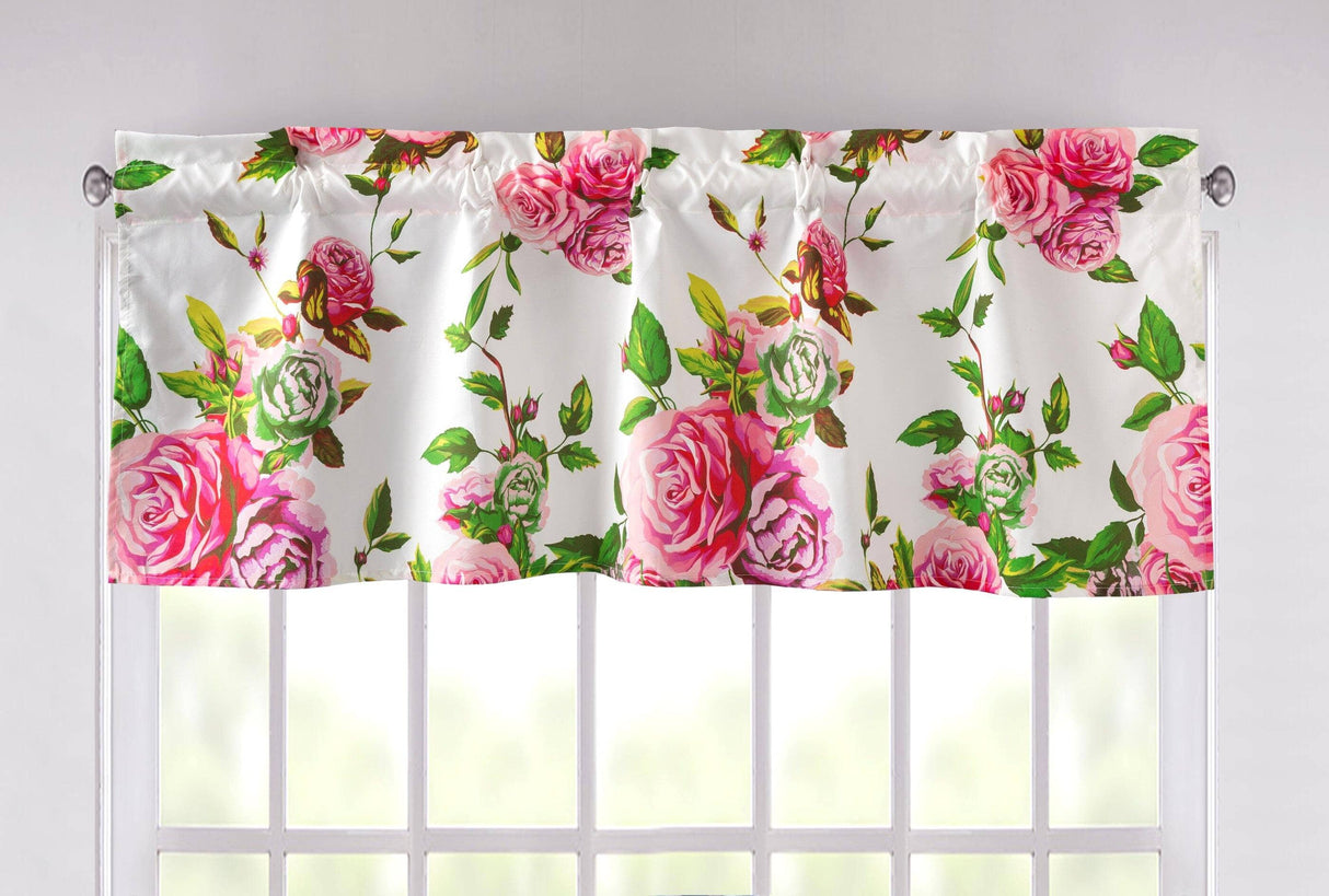 DaDa Bedding Bed in a Bag Bundle Set - Romantic Roses Lovely Blooming Floral Bedding Set (JHW-879)