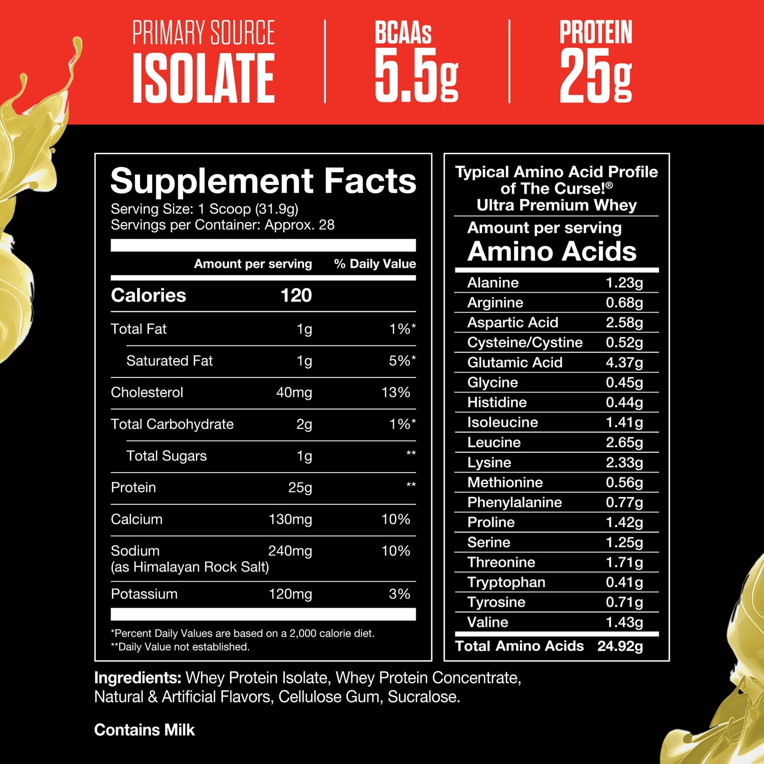 The Curse! Ultra Premium Whey - 2lb