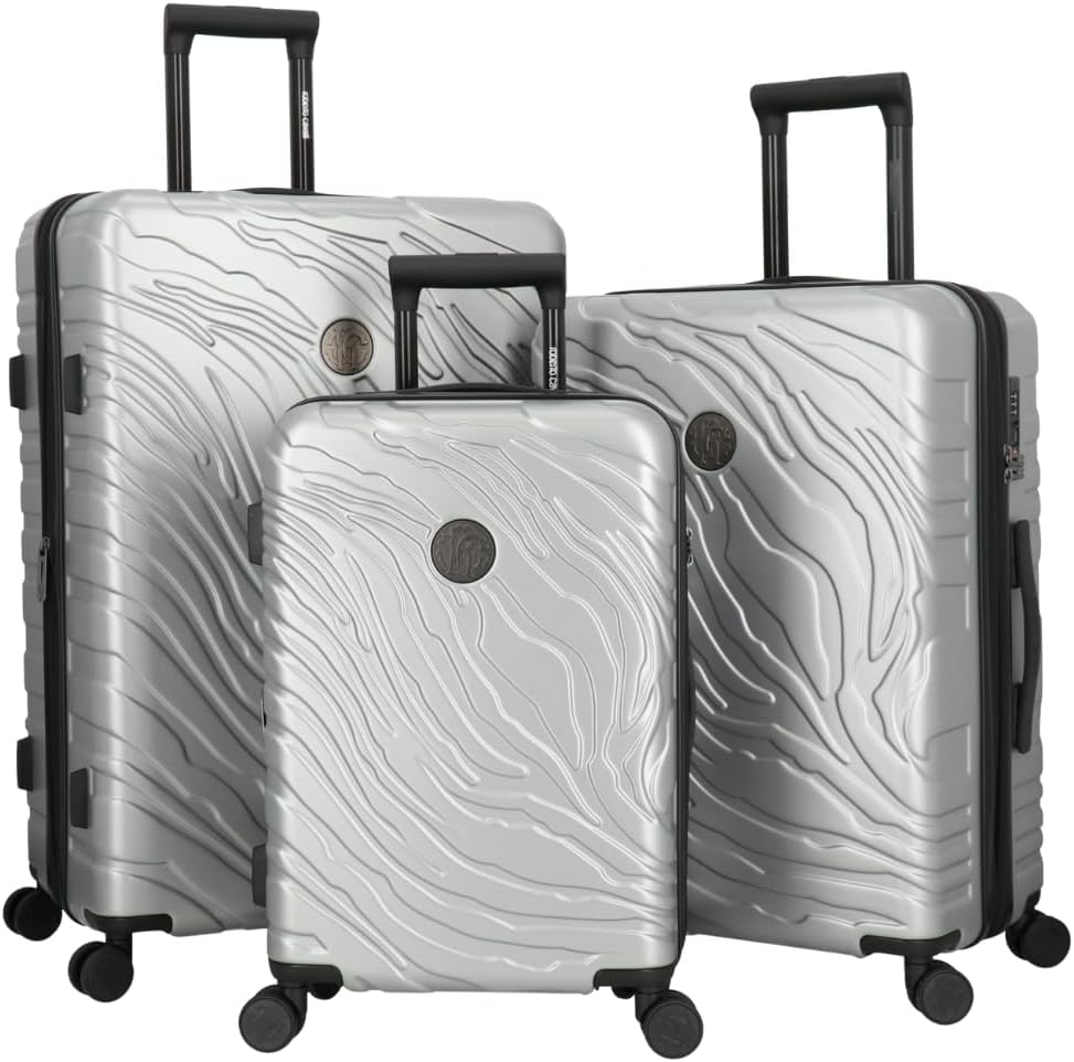 Roberto Cavalli Luxury 3-Piece Luggage Set