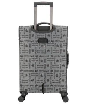 Roberto Cavalli Luxury 3 Piece Luggage Set, Expandable Hard Shell Suitcases with 8 Spinner Wheels
