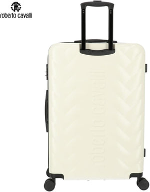 ROBERTO CAVALLI Luxury 2-Piece Hardshell Luggage Set – Carry-On & Checked Spinner Suitcases