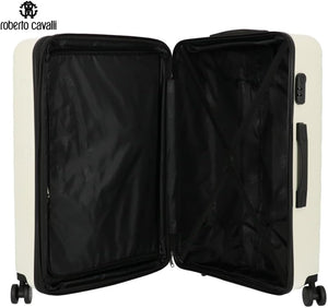 ROBERTO CAVALLI Luxury 2-Piece Hardshell Luggage Set – Carry-On & Checked Spinner Suitcases