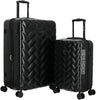 ROBERTO CAVALLI Luxury 2-Piece Hardshell Luggage Set – Carry-On & Checked Spinner Suitcases