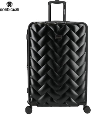 ROBERTO CAVALLI Luxury 2-Piece Hardshell Luggage Set – Carry-On & Checked Spinner Suitcases