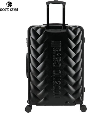 ROBERTO CAVALLI Luxury 2-Piece Hardshell Luggage Set – Carry-On & Checked Spinner Suitcases