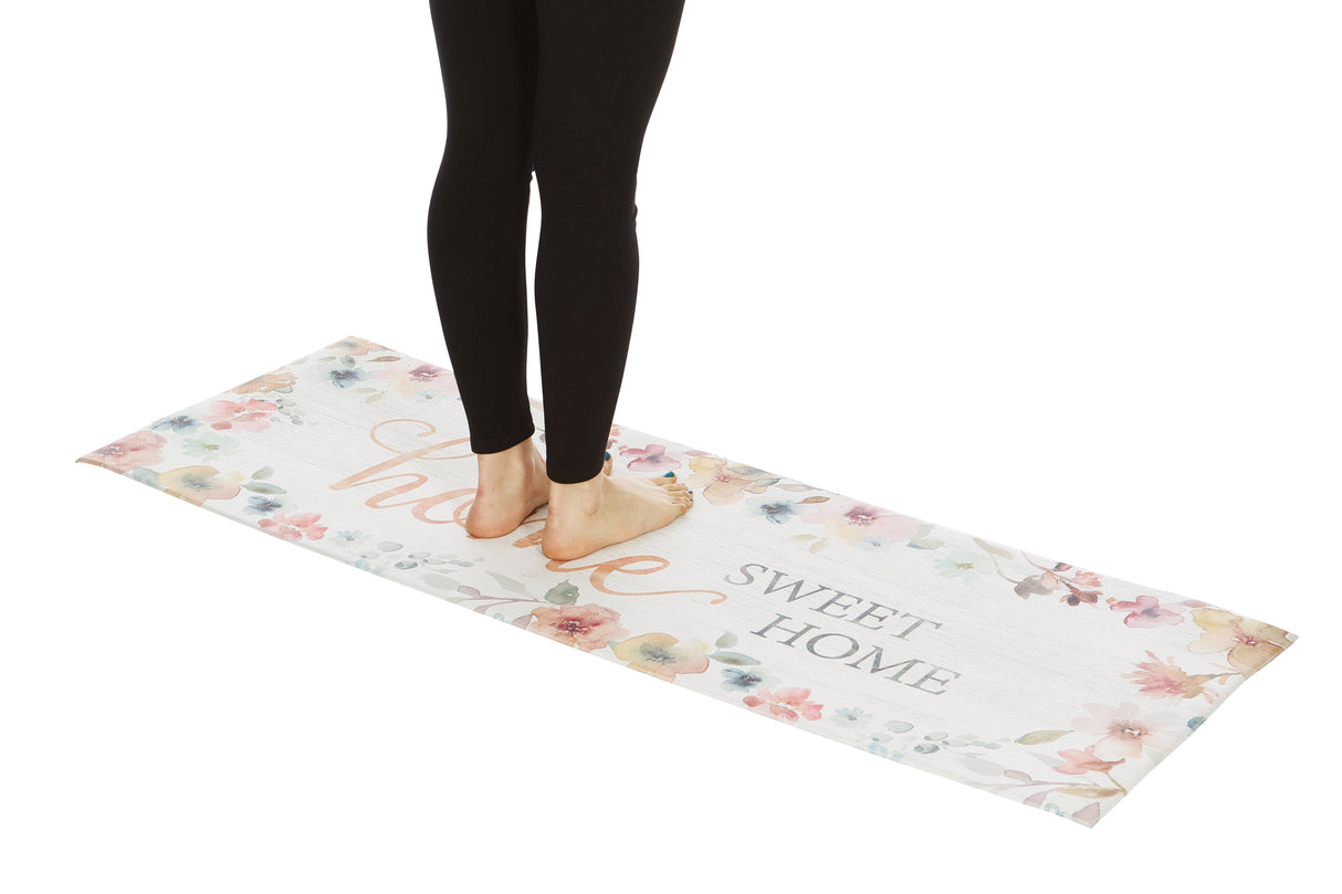 20" x 55" Chic Anti-Fatigue Memory Foam Kitchen Runner Mat