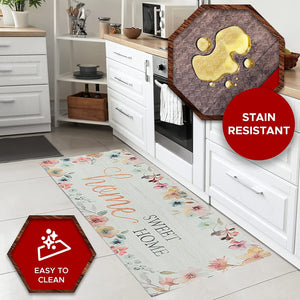 20" x 55" Chic Anti-Fatigue Memory Foam Kitchen Runner Mat