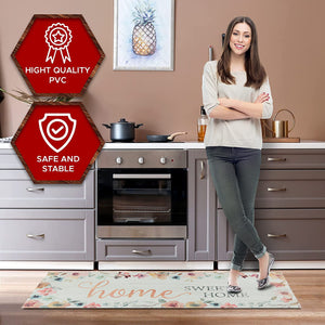 20" x 55" Chic Anti-Fatigue Memory Foam Kitchen Runner Mat