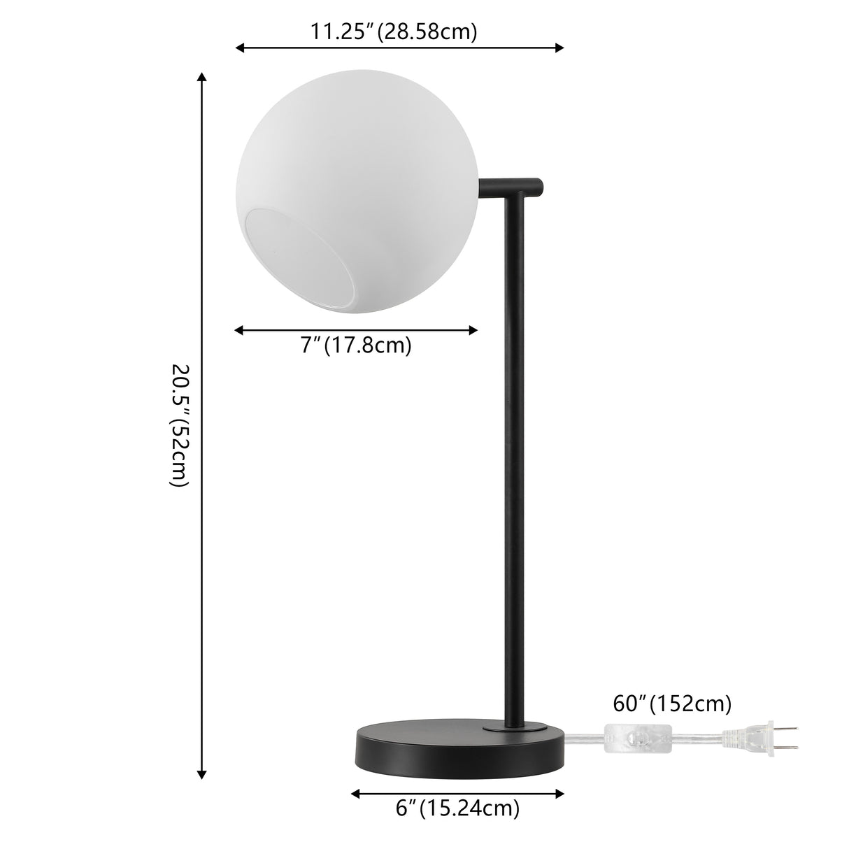 Charles Contemporary Modern Metal/Marble LED Table Lamp
