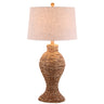 Elicia 1-Light Coastal Cottage Water Hyacinth Weave LED Table Lamp