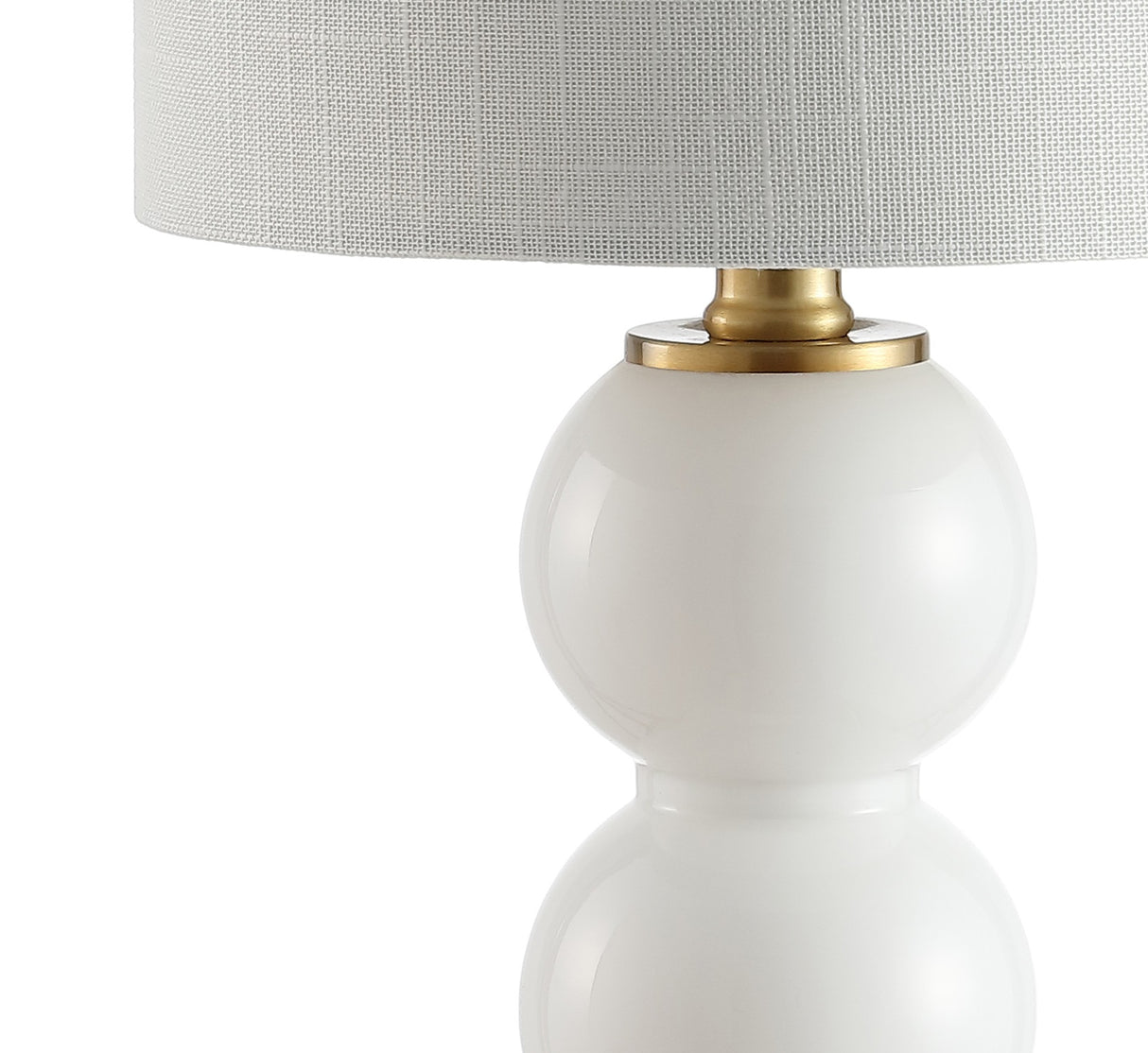 February Art Deco Stacked Sphere Glass Lamp