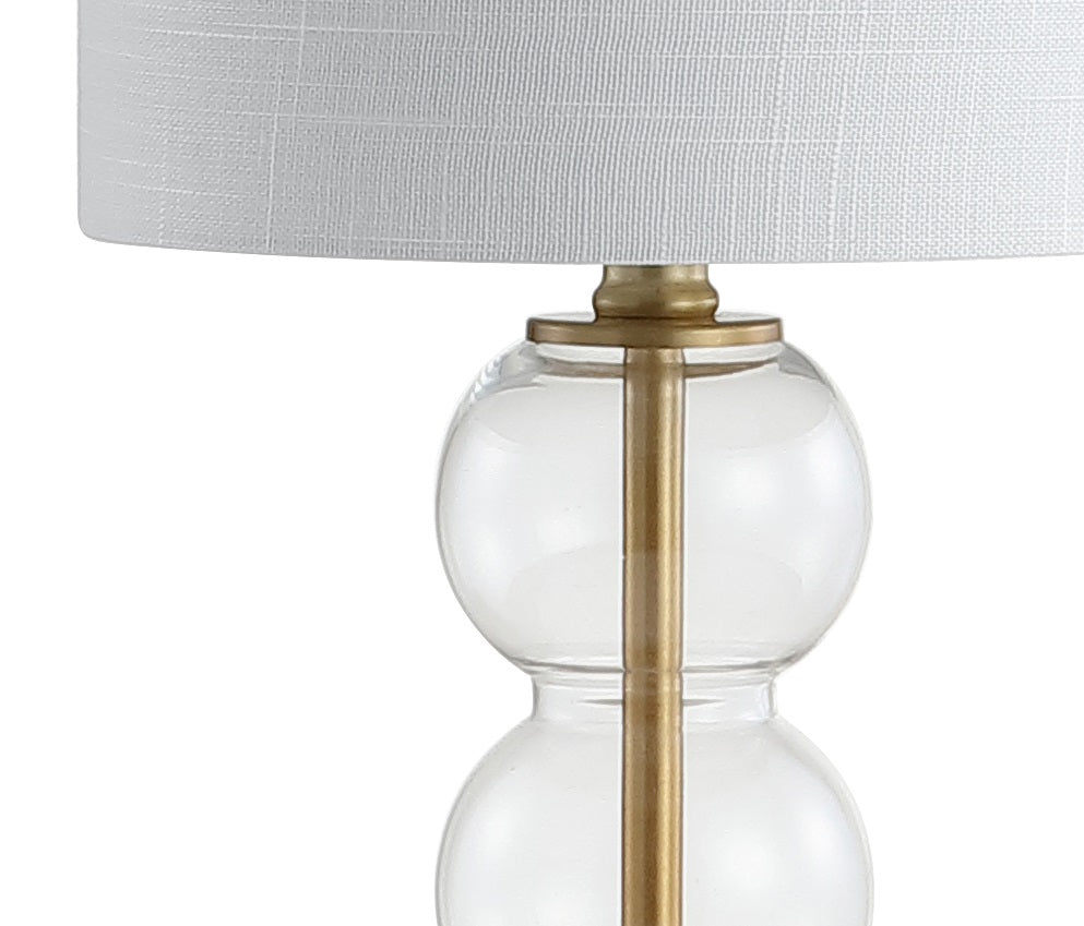 February Art Deco Stacked Sphere Glass Lamp