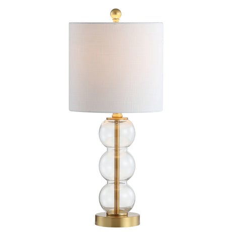 February Art Deco Stacked Sphere Glass Lamp