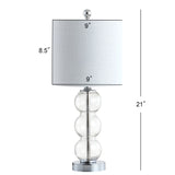February Art Deco Stacked Sphere Glass Lamp
