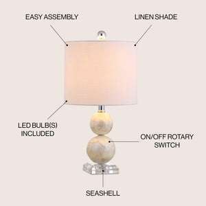 Bailey Seashell LED Table Lamp