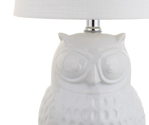 Hoot Ceramic Mini LED Table Lamp