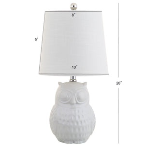 Hoot Ceramic Mini LED Table Lamp