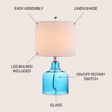 Gemma Glass Bell LED Table Lamp