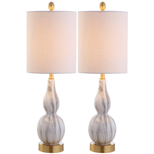 Anya Mini Glass Table Lamp-Set of 2