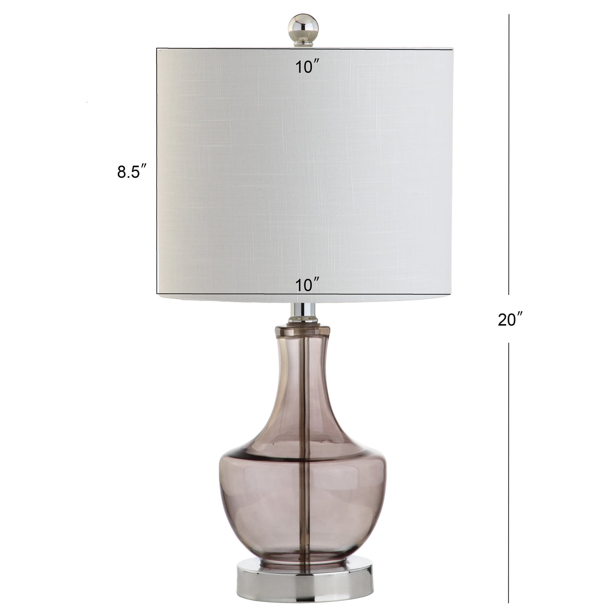 Colette Handblown Teardrop Glass Table Lamp