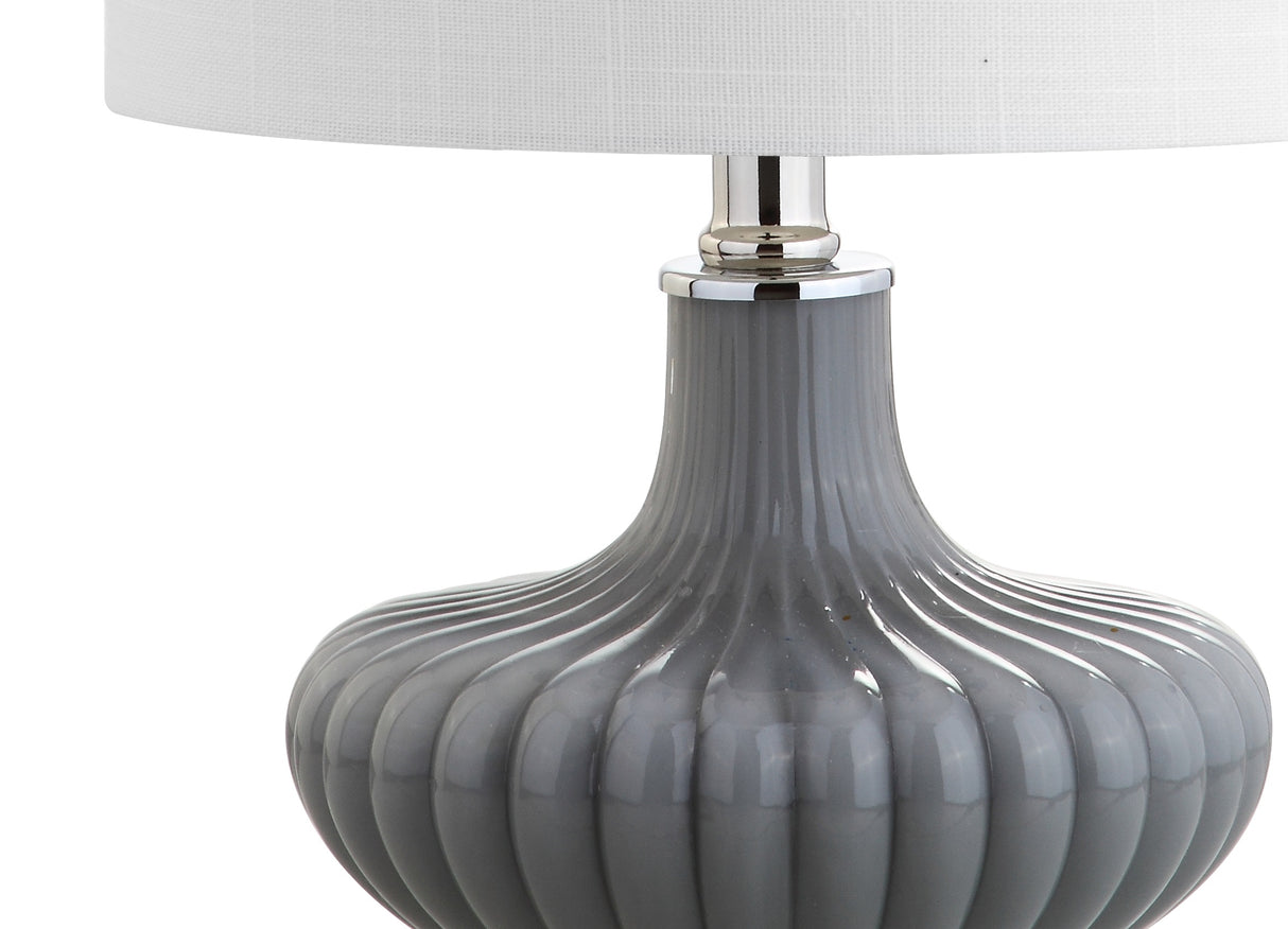 Kamille Glass and Lucite LED Table Lamp