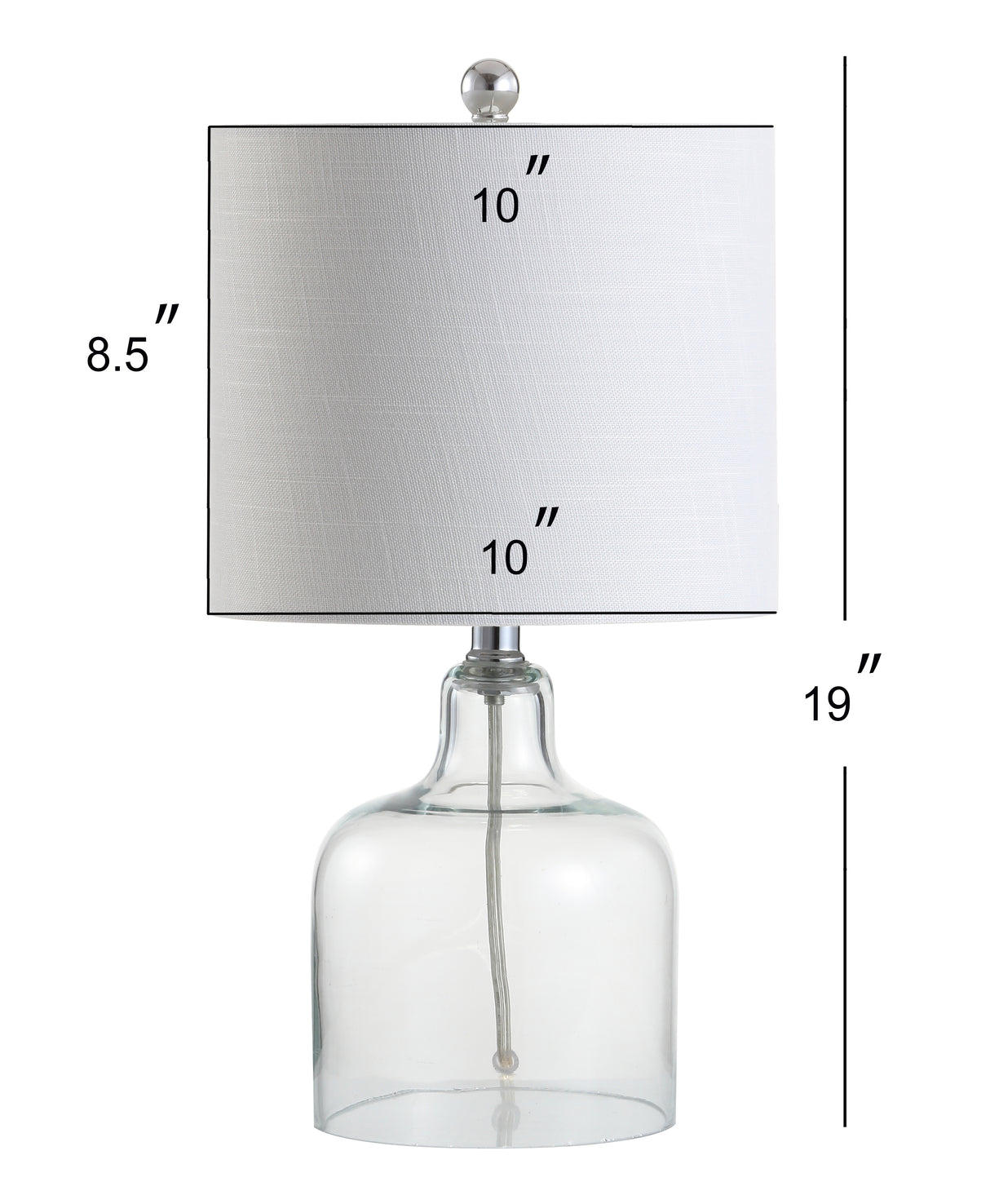 Gemma Glass Bell LED Table Lamp