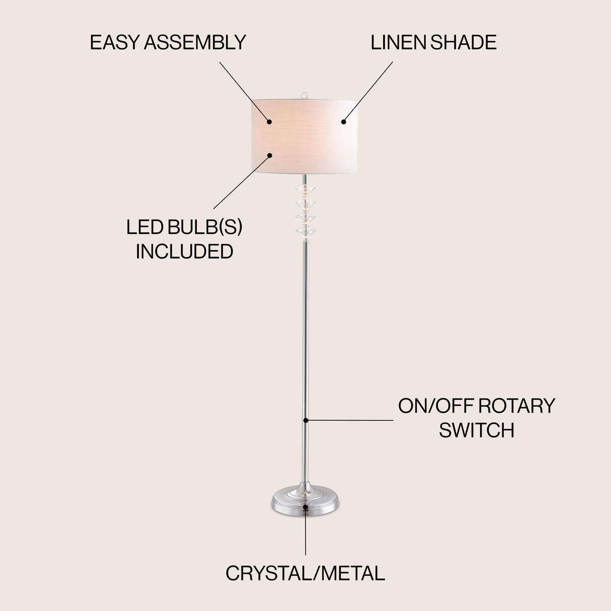 Mia-Crystal/Metal-LED-Floor-Lamp-Floor-Lamps
