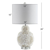 Seashell led table lamp