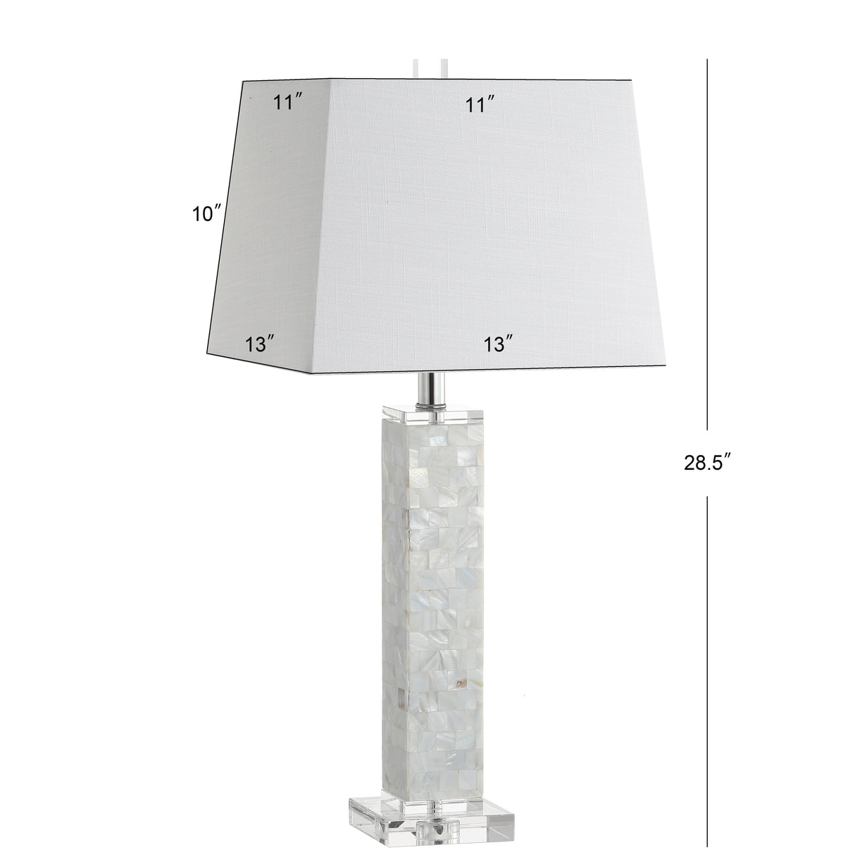 Noelle Seashell LED Table Lamp
