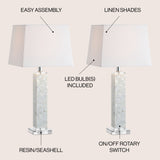 Noelle Seashell LED Table Lamp