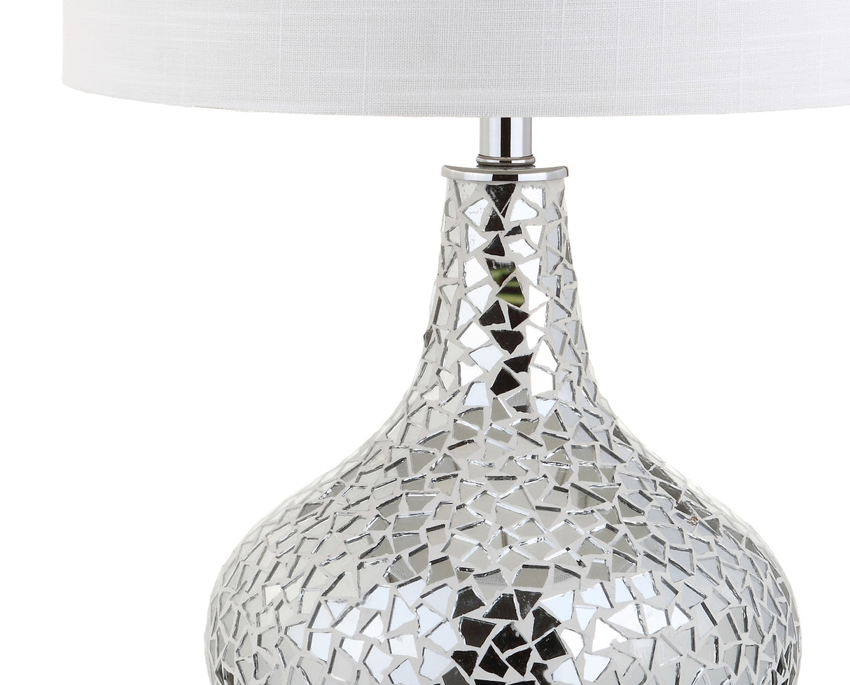 Emilia Mirrored Mosaic LED Table Lamp