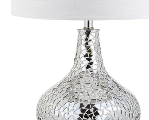 Emilia Mirrored Mosaic LED Table Lamp