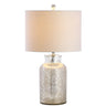 Emilia trellis pattern glass led table lamp