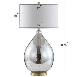 Sasha Glass/Metal LED Table Lamp