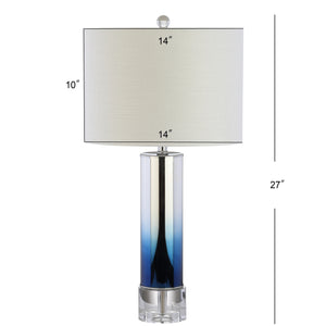 Edward Glass/Crystal LED Table Lamp