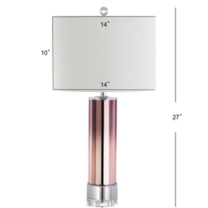 Edward Glass/Crystal LED Table Lamp