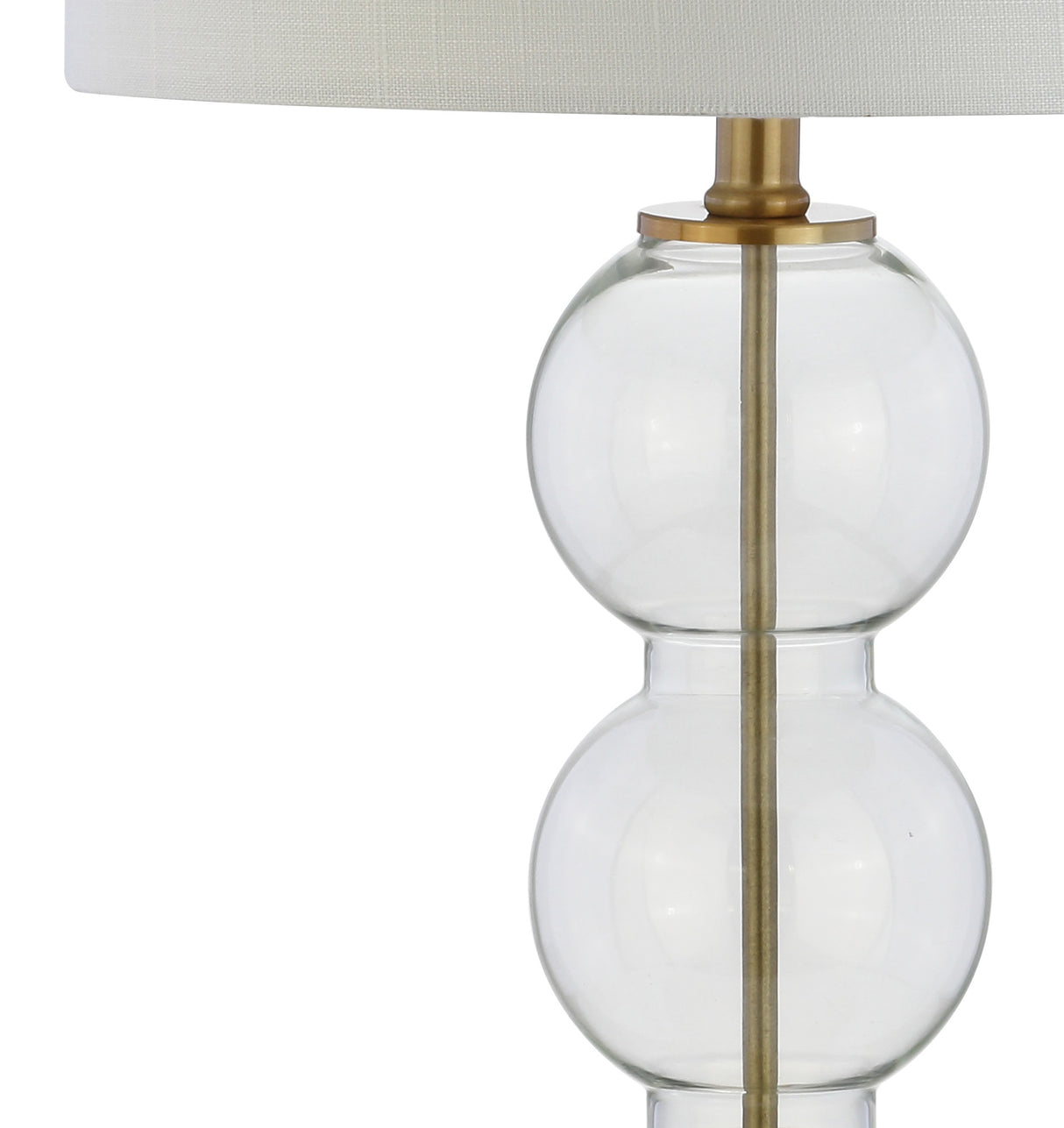Bella Glass Triple-Sphere LED Table Lamp-Set of 2