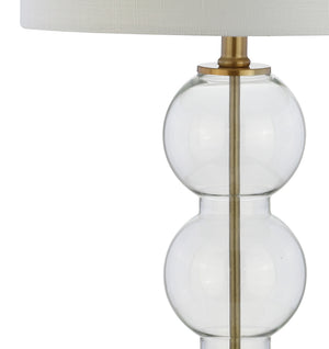 Bella Glass Triple-Sphere LED Table Lamp-Set of 2