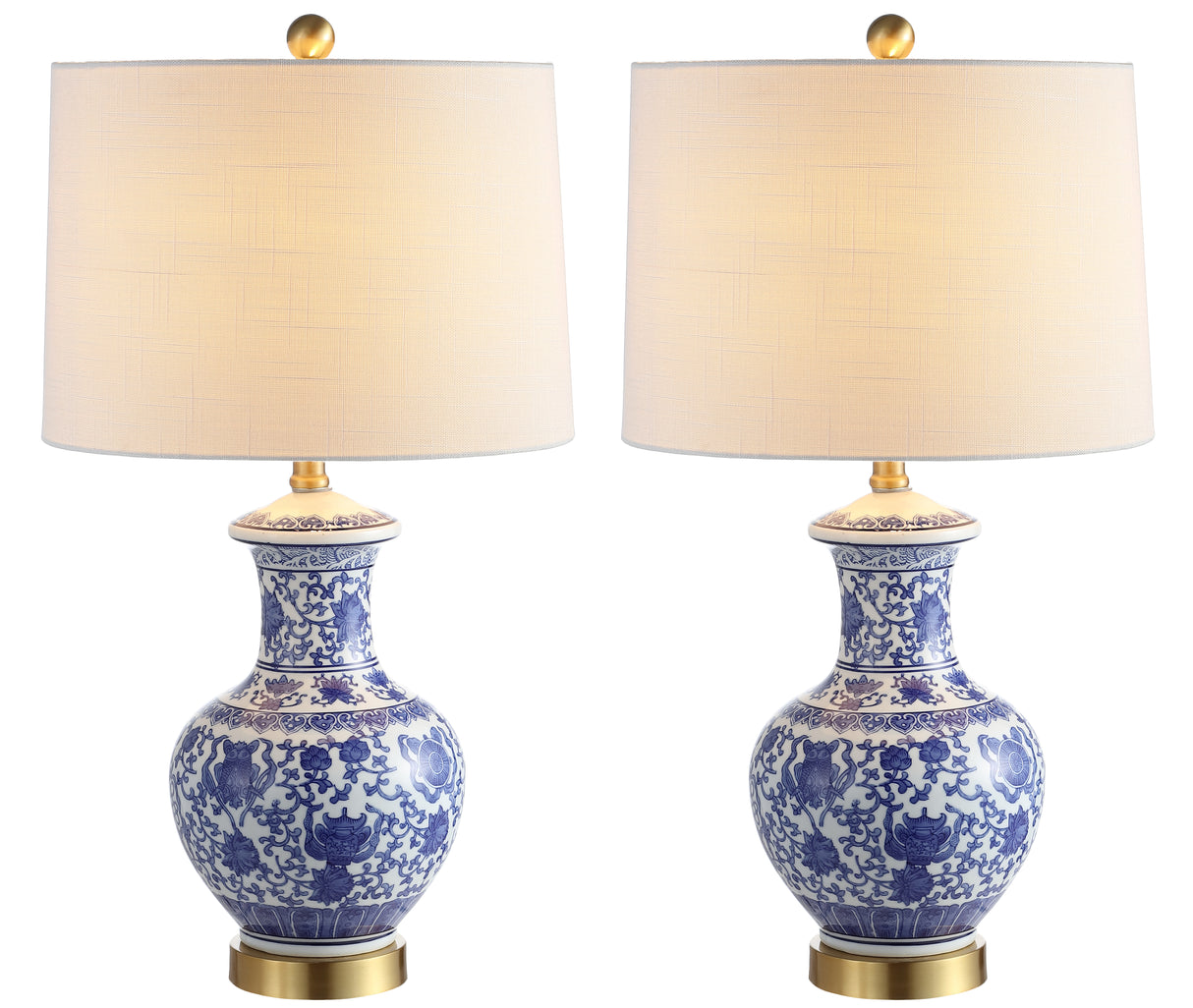 Jennifer Ceramic/Metal LED Table Lamp