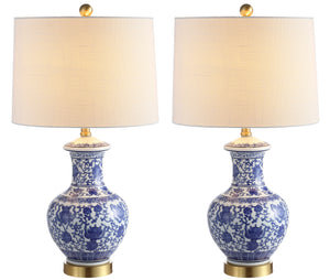 Jennifer Ceramic/Metal LED Table Lamp