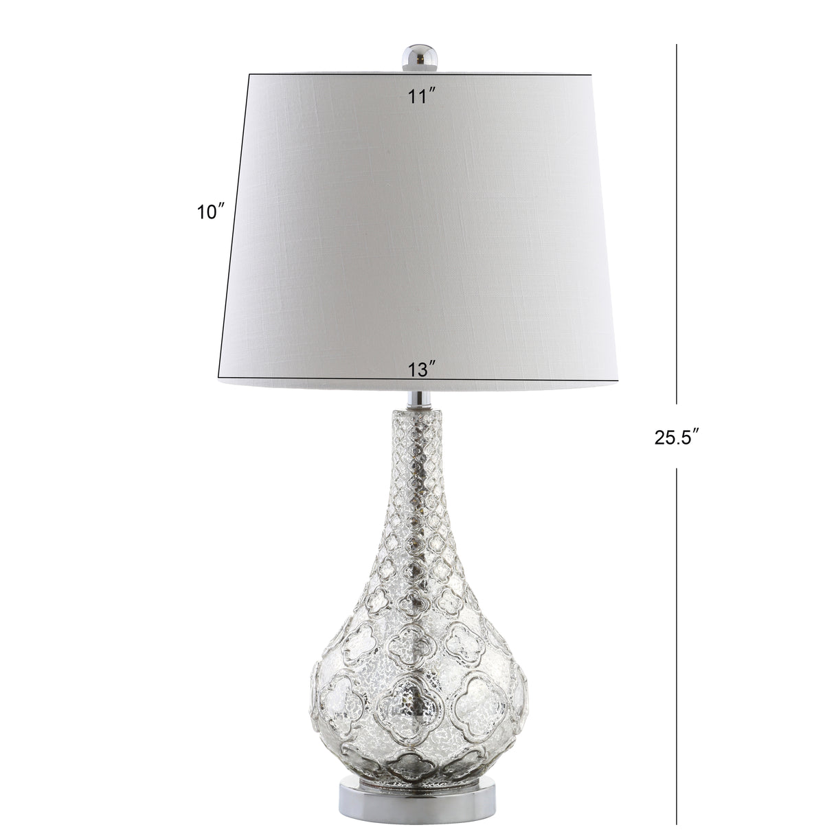 Darren glass led table lamp-set of 2